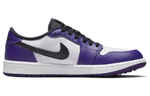 Jordan Air Jordan 1 Low Golf "Court Purple" Shock Absorption Anti-slip Wear Low Help Retro Basketball Shoes Purple White