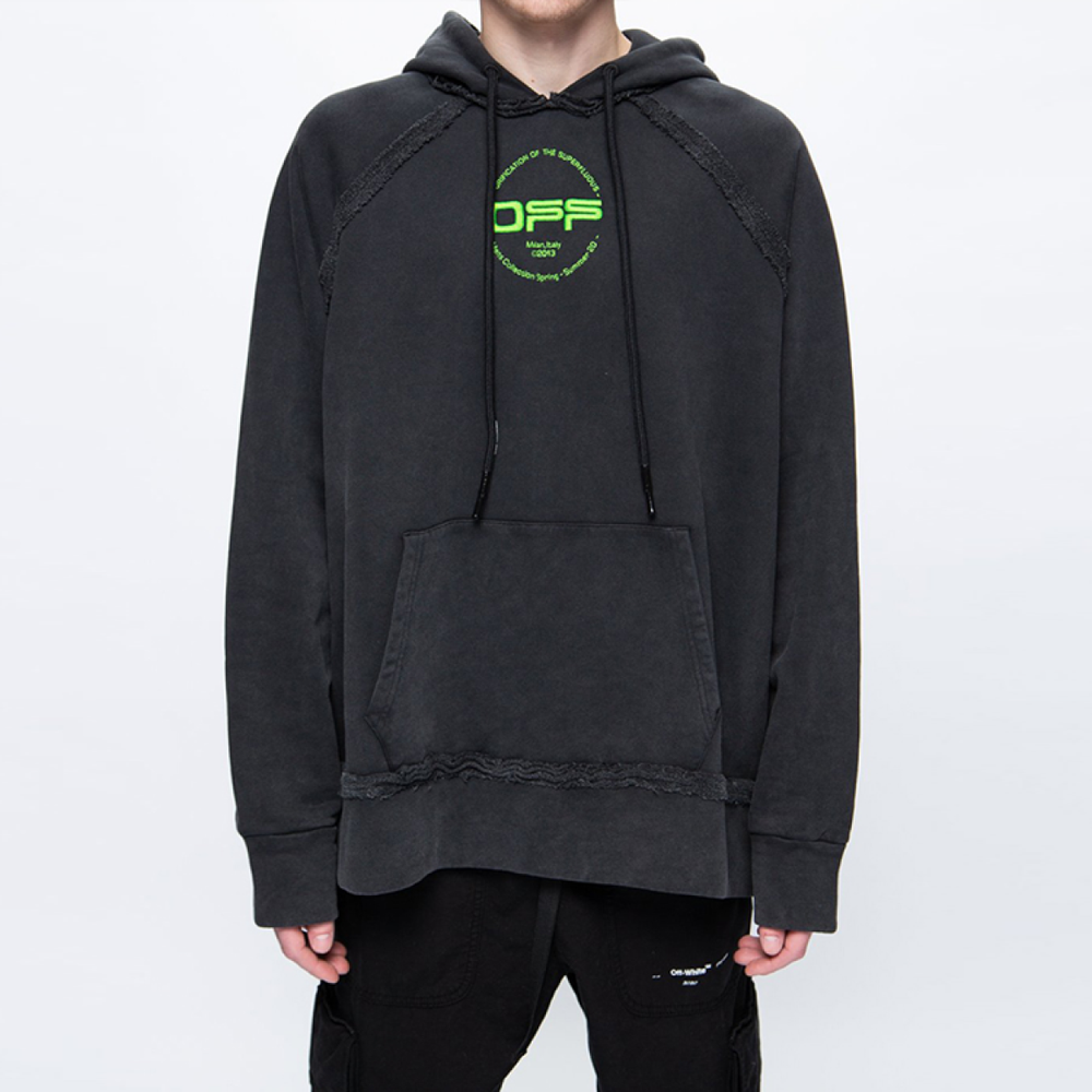 OFF-WHITE SS20 Hand Logo Incompiuto Hoodie