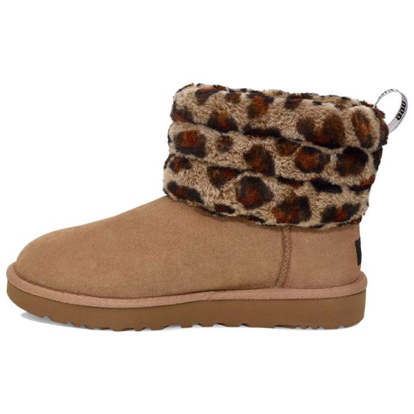 UGG Fluff Mini Quilted Leopard