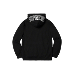 Supreme SS19 Sequin Arc Hooded Sweatshirt Black Logo