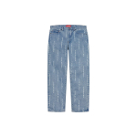 Supreme FW20 Week 15 Logo Stripe Jacquard Regular Jean