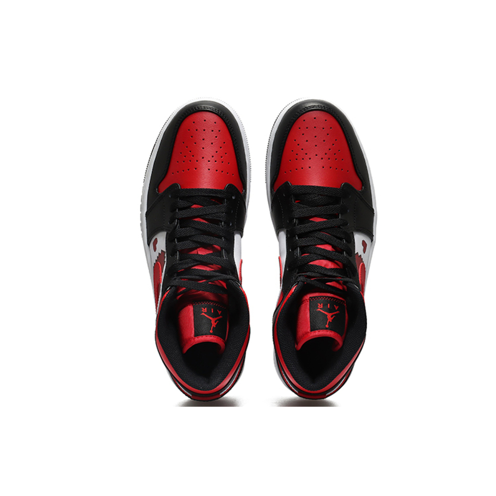 【 】 Jordan Air Jordan 1 Mid Bred Toe