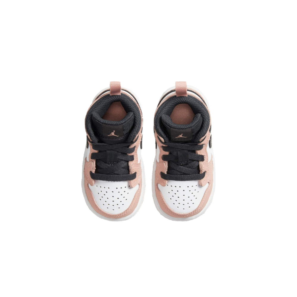 TD Air Jordan 1 Mid Pink Quartz