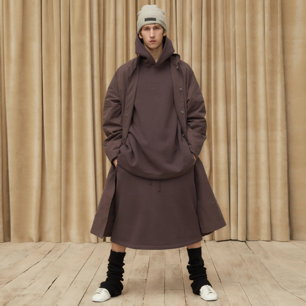 Fear of God Essentials Drop2 SS23 Essentials Relaxed Hoodie Plum