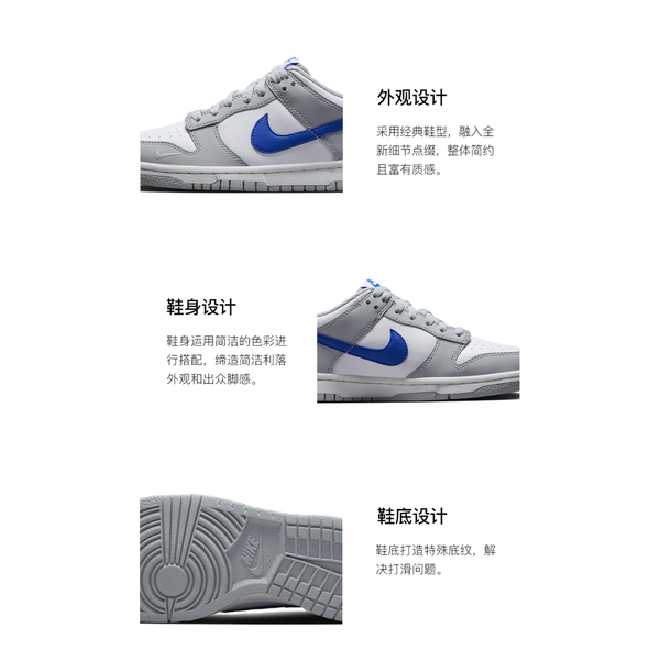 Nike Dunk "Grey Royal Blue"