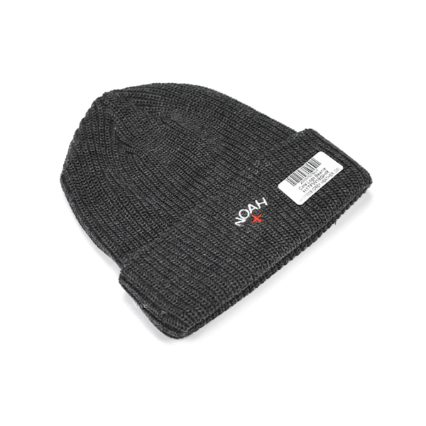 NOAH Nyc Core Logo Beanie Grey Heather