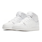 Jordan Air Jordan 1 Mid Triple White