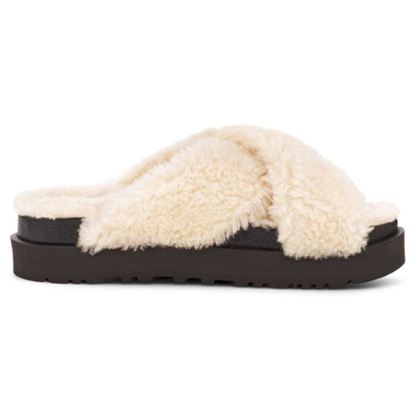 UGG Fuzz Sugar Cross Slide