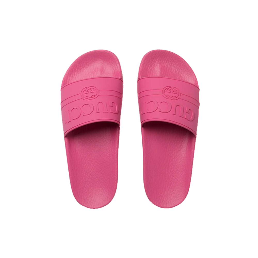 GUCCI Rubber Slide Logo