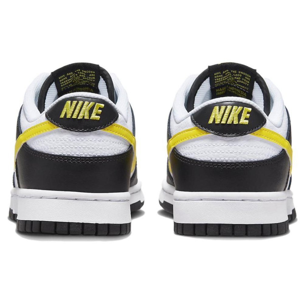Nike Dunk Low "Black White Yellow"
