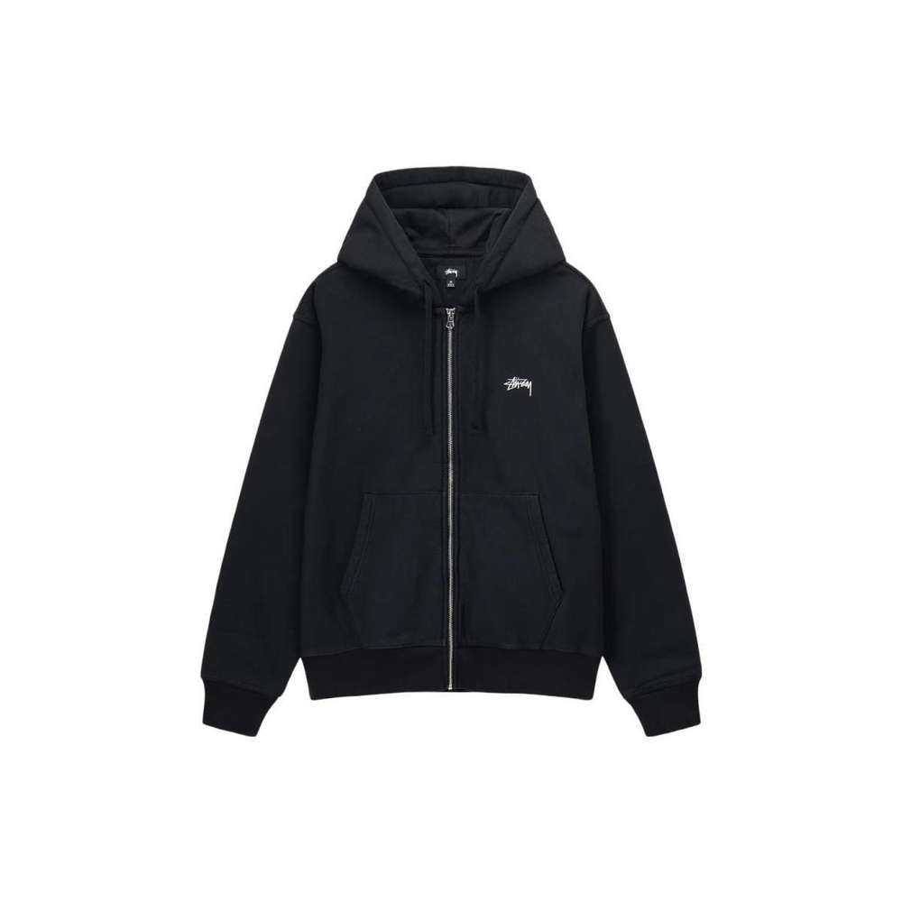 Stussy Stock Logo Zip Hoodie