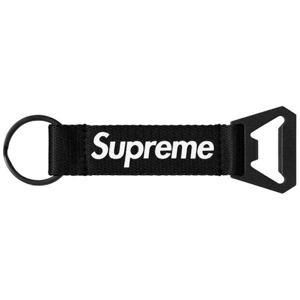 Supreme Week 5 Bottle Opener Webbing Keychain