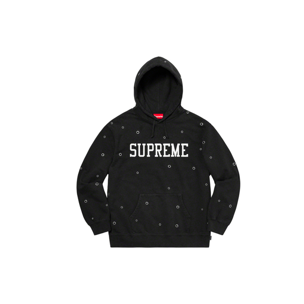 Supreme SS20 Week 14 Eyelet Hooded Sweatshirt