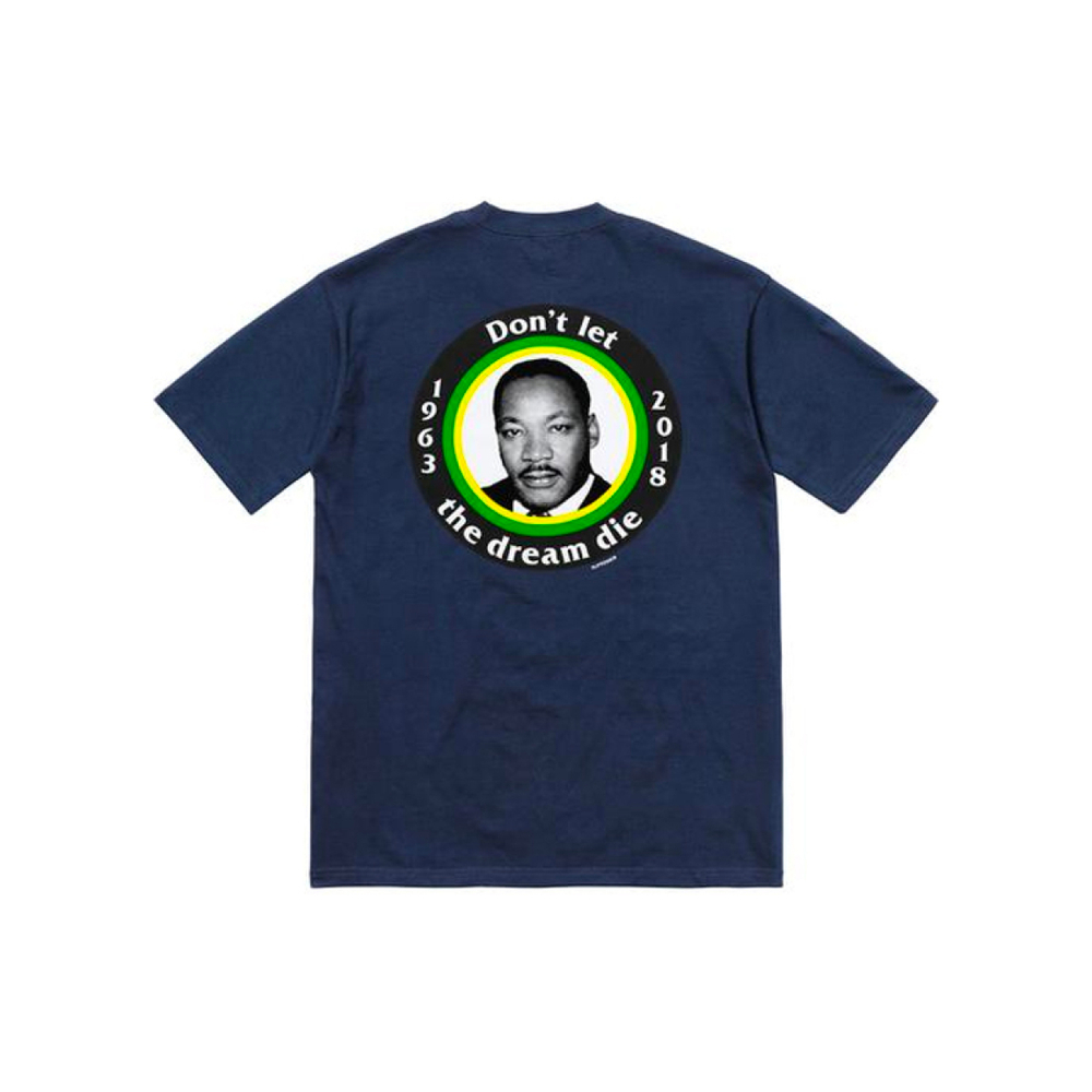 Supreme SS18 MLK Dream Tee Navy T