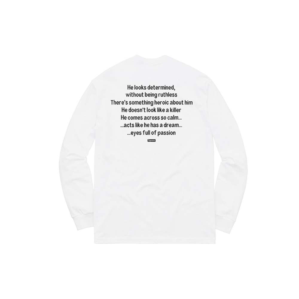 Supreme FW18 The Killer L/S Tee White T