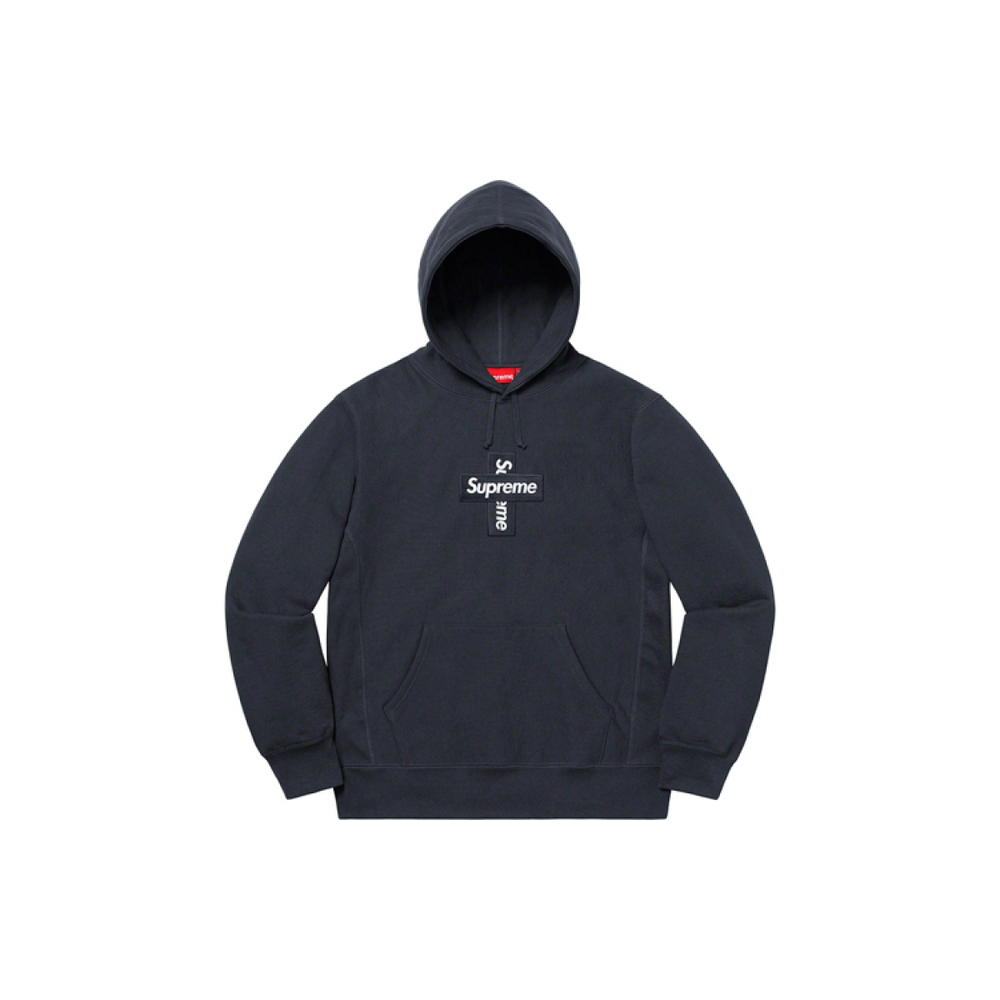 Supreme Week 15 Cross Box Logo Hooded Sweatshirt Logo