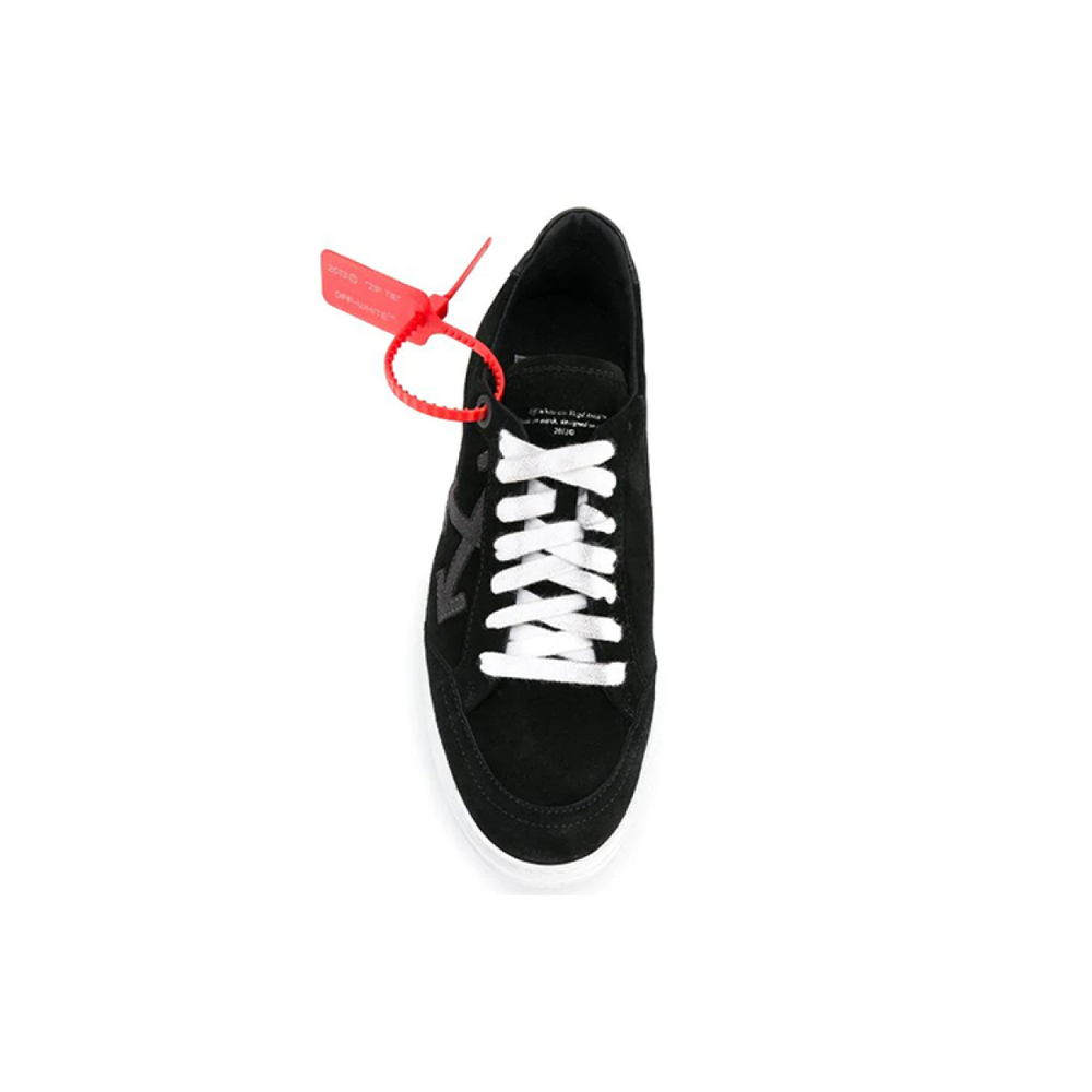 OFF-WHITE 2.0 Leather Trimmed Suede Sneakers