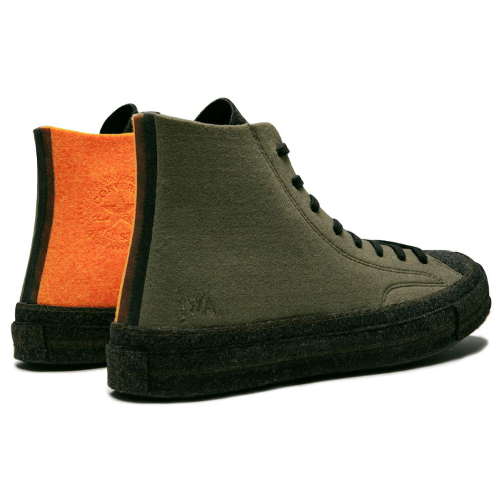 J.W.Anderson x Converse 1970s Hi "Stone Grey Flame Orange"