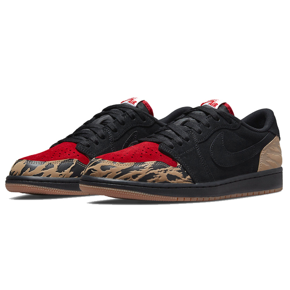 Solefly x Jordan Air Jordan 1 retro low og sp "black and sport red"