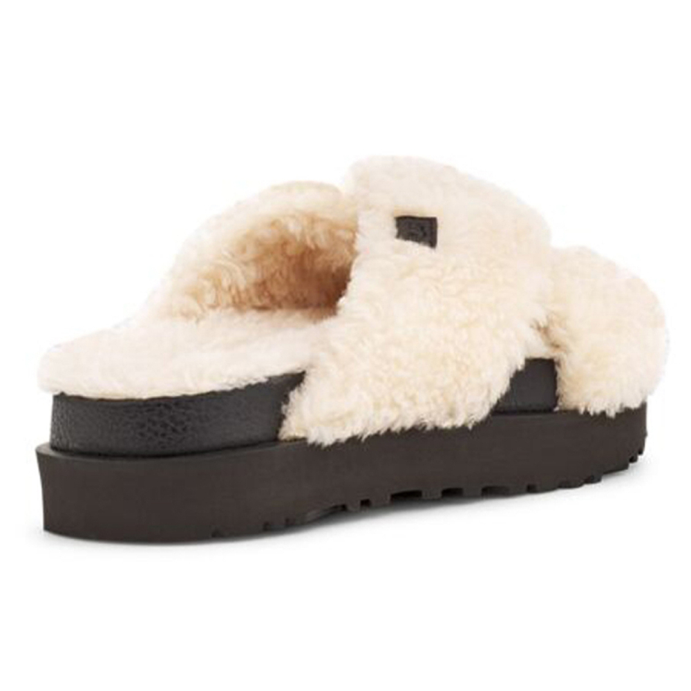 UGG Fuzz Sugar Cross Slide
