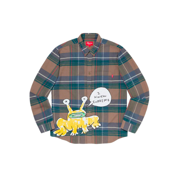 Supreme SS20 Week 12 x Daniel Johnston Plaid Shirt