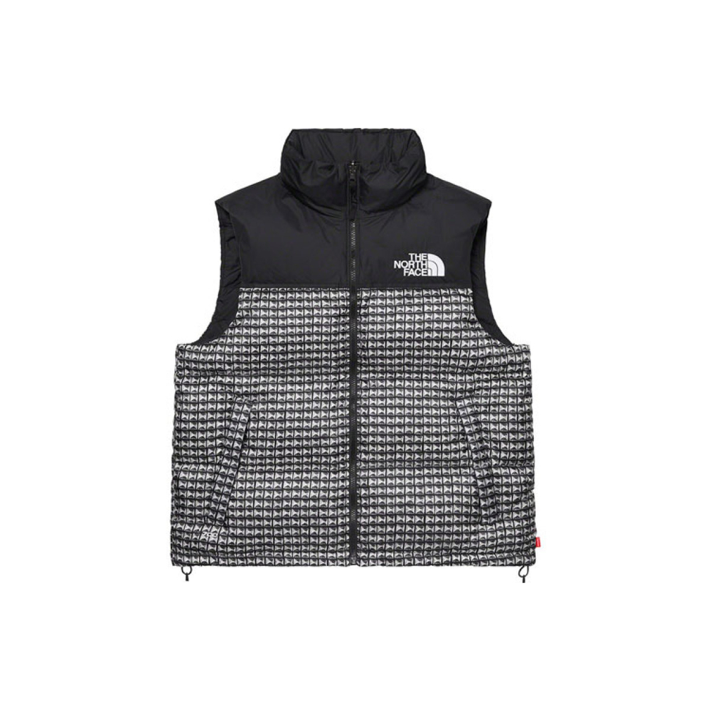 Supreme x The North Face Studded Nuptse Vest Logo