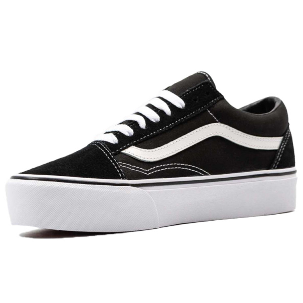Vans Old Skool Platform Black White