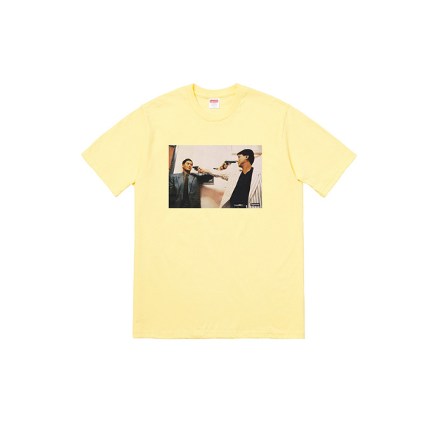 Supreme FW18 The Killer Trust Tee Pale Yellow T