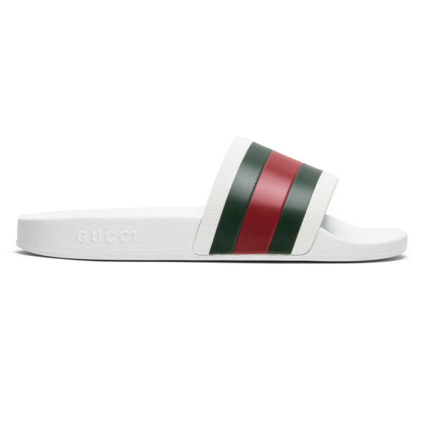 GUCCI Pursuit "72 Rubber Slide "White"
