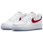 Nike Air Force 1 Low Satin "White Red"
