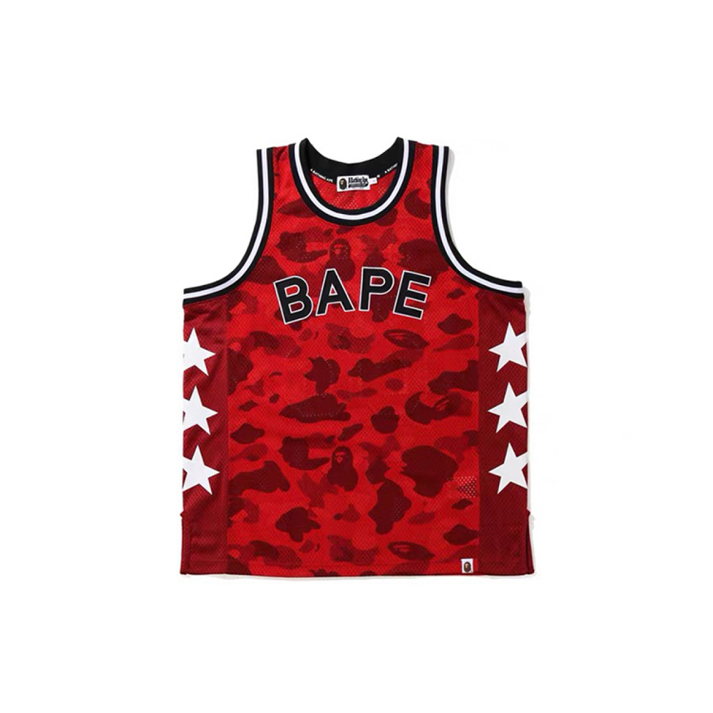 A BATHING APE Bape Color Camo BAPE Baskeball Tank Top 88