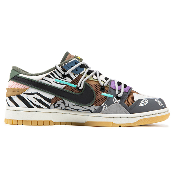 【 】 Nike Dunk Low Scrap Archeo Brown What The