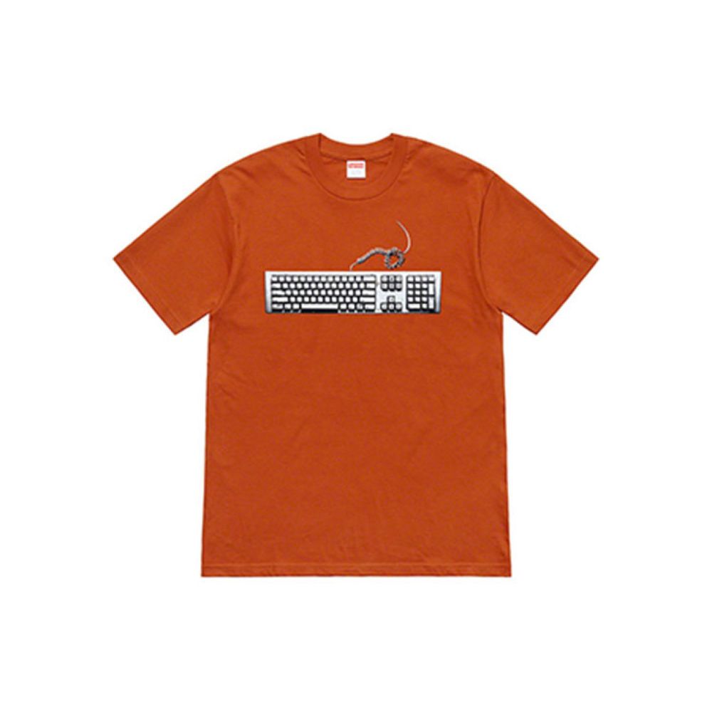 Supreme SS19 Keyboard Tee Rust T