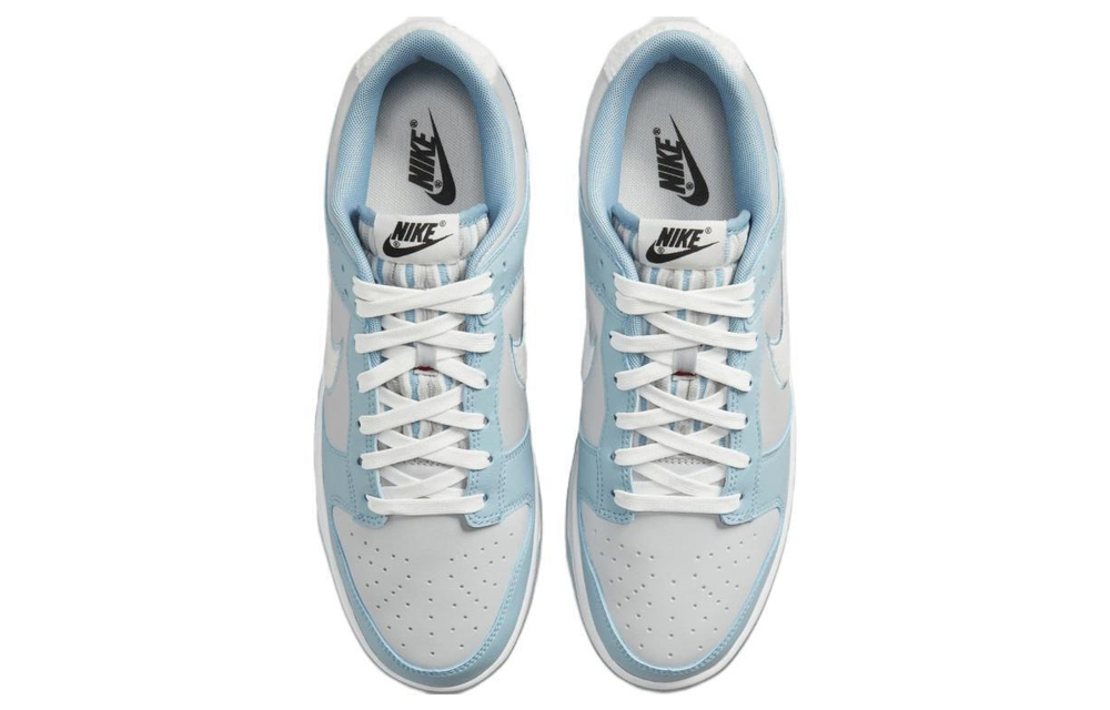 Nike Dunk Low Fashion Leisure Anti-slip Shock Absorption Wear-Resistant Low Panel Shoes Blue Grey