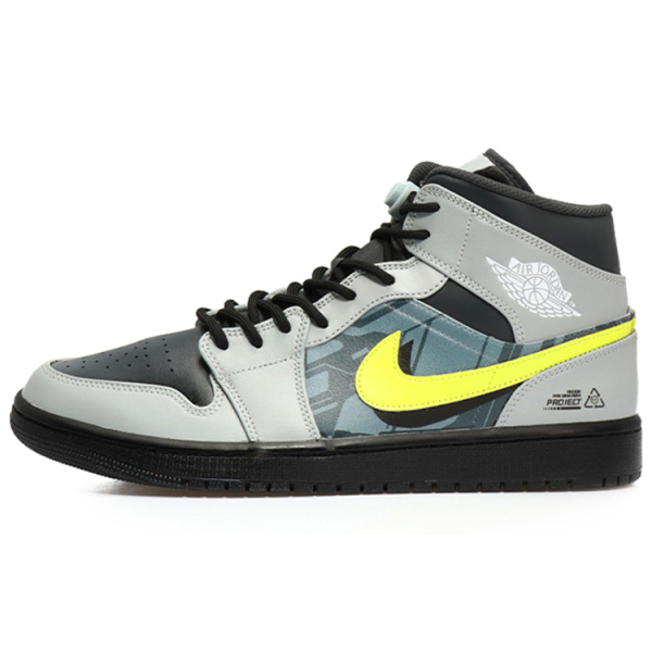 【 】 Jordan Air Jordan 1 Mid Light Smoke Grey