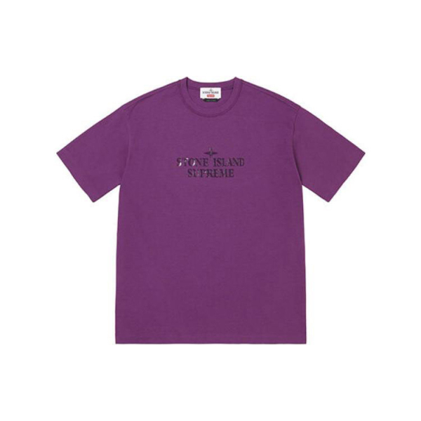 Supreme Week 12 x STONE ISLAND SS22 S/S Top Logo T