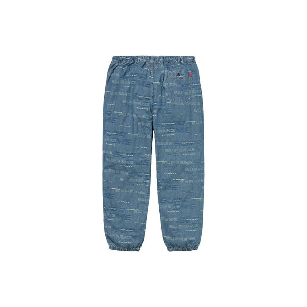 Supreme FW19 Week 3 Dimensions Logo Denim Skate Pant logo