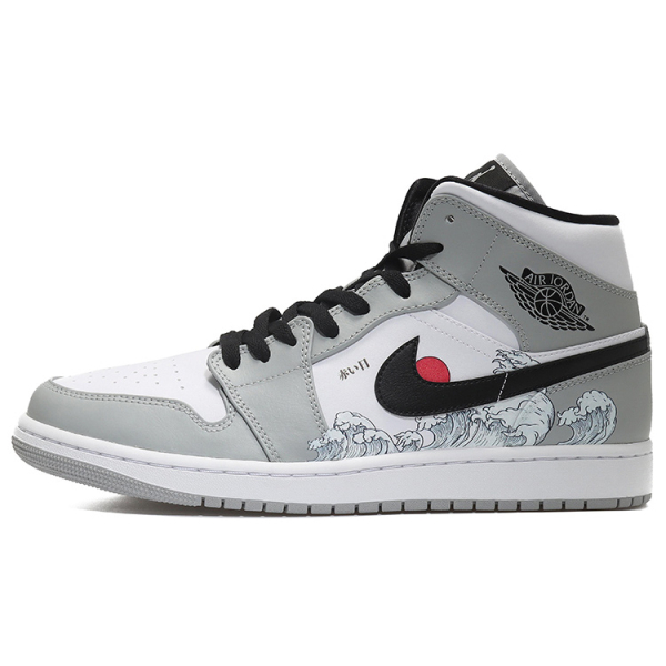【 】 Jordan Air Jordan 1 Mid Light Smoke Grey