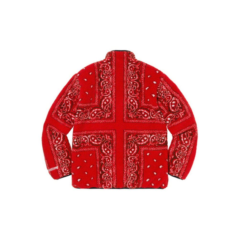 Supreme FW19 Week 3 Reversible Bandana Fleece Jacket