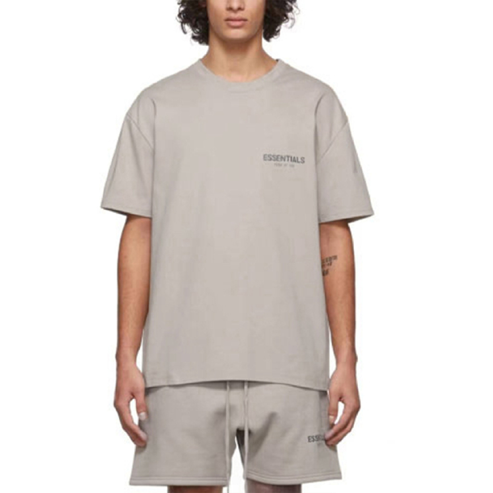 Fear of God Essentials FW21 Ss Tee String/Tan Logo T