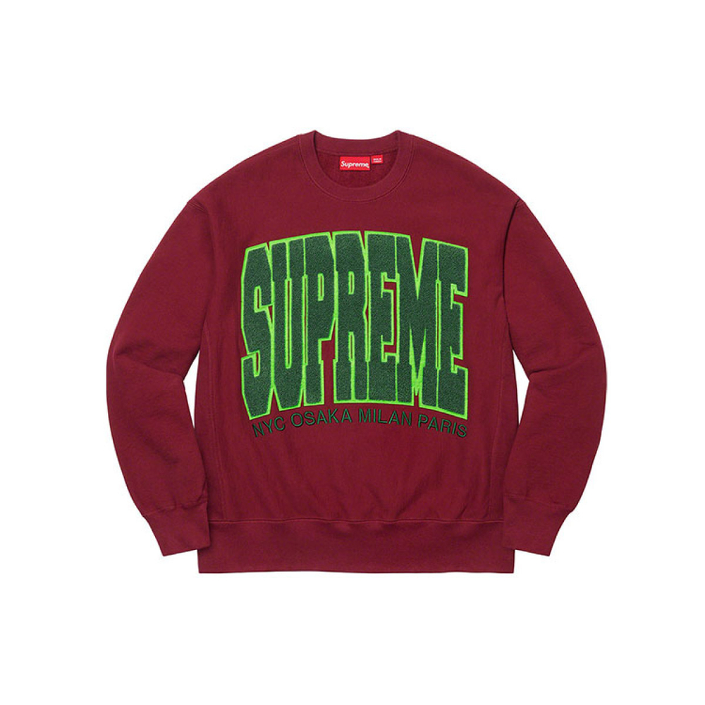 Supreme FW21 Week 1 Cities Arc Crewneck Logo