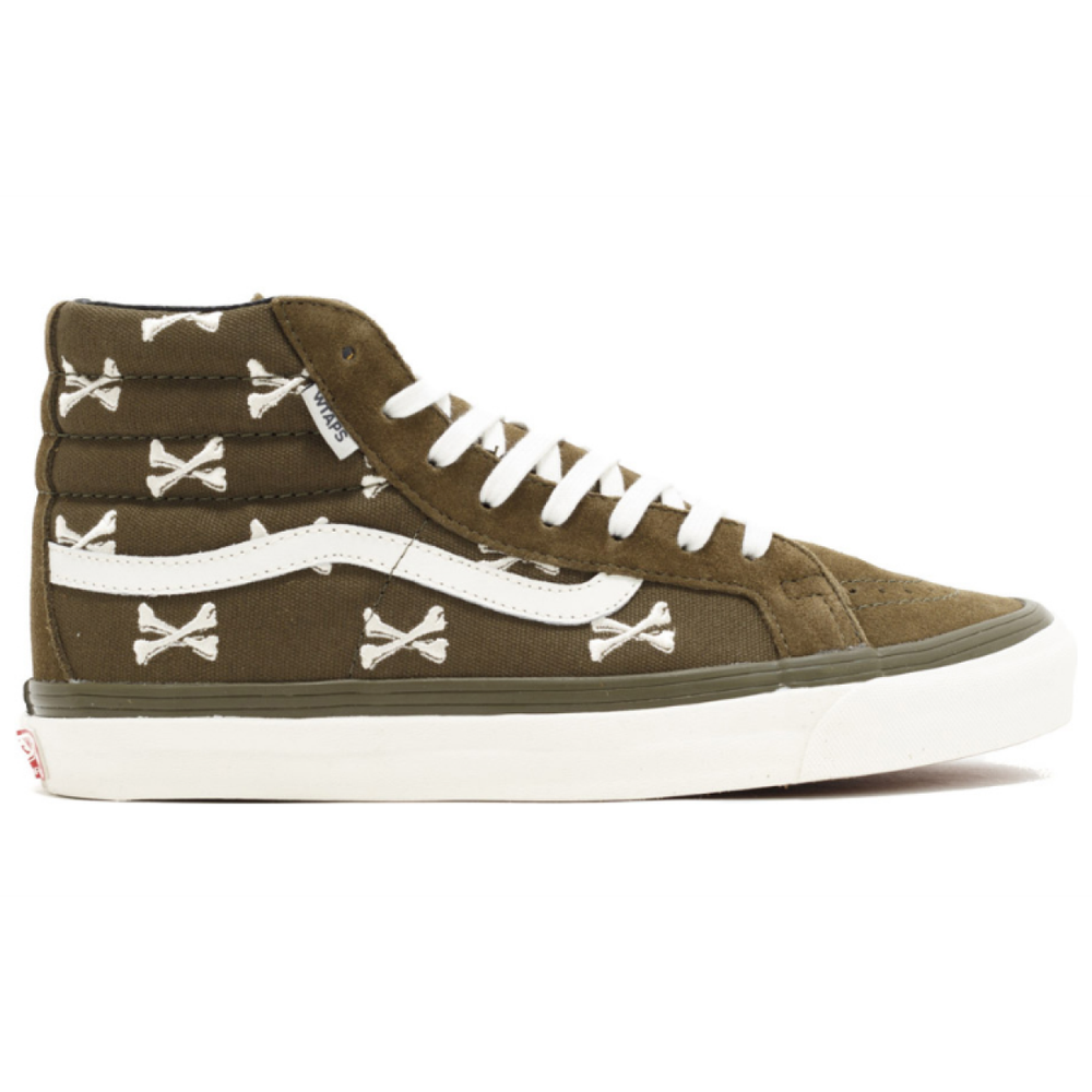Vans SK8 WTAPS Olive Crossbones
