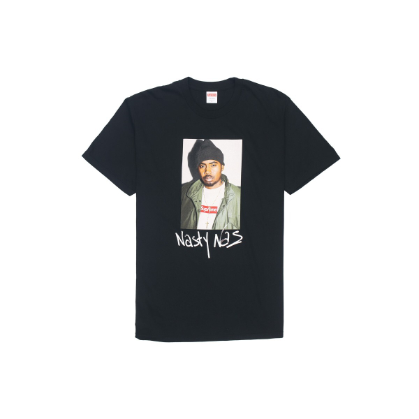 Supreme FW17 Nas Tee Black T