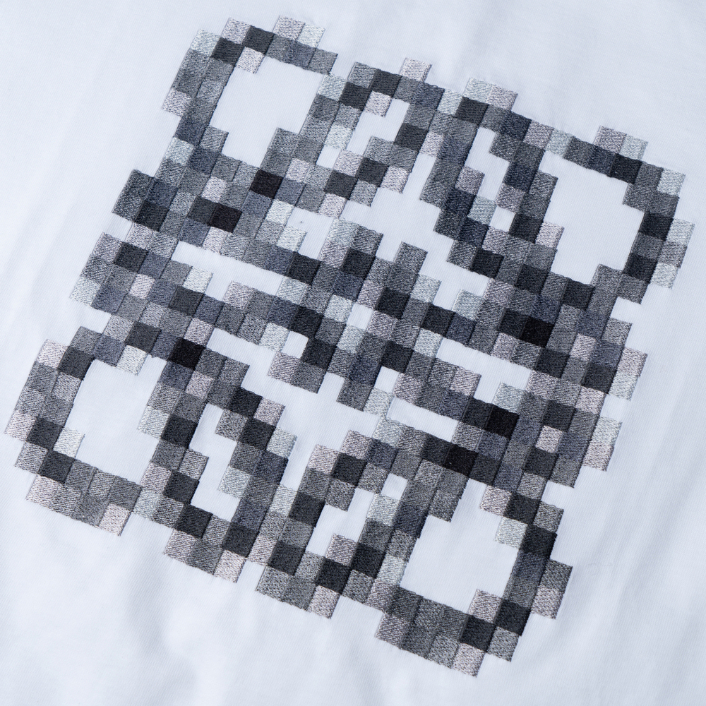 LOEWE SS23 Pixel Anagram-embroidered Logo T