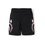 A BATHING APE DOUBLE KNIT SIDE SHARK SHORTS