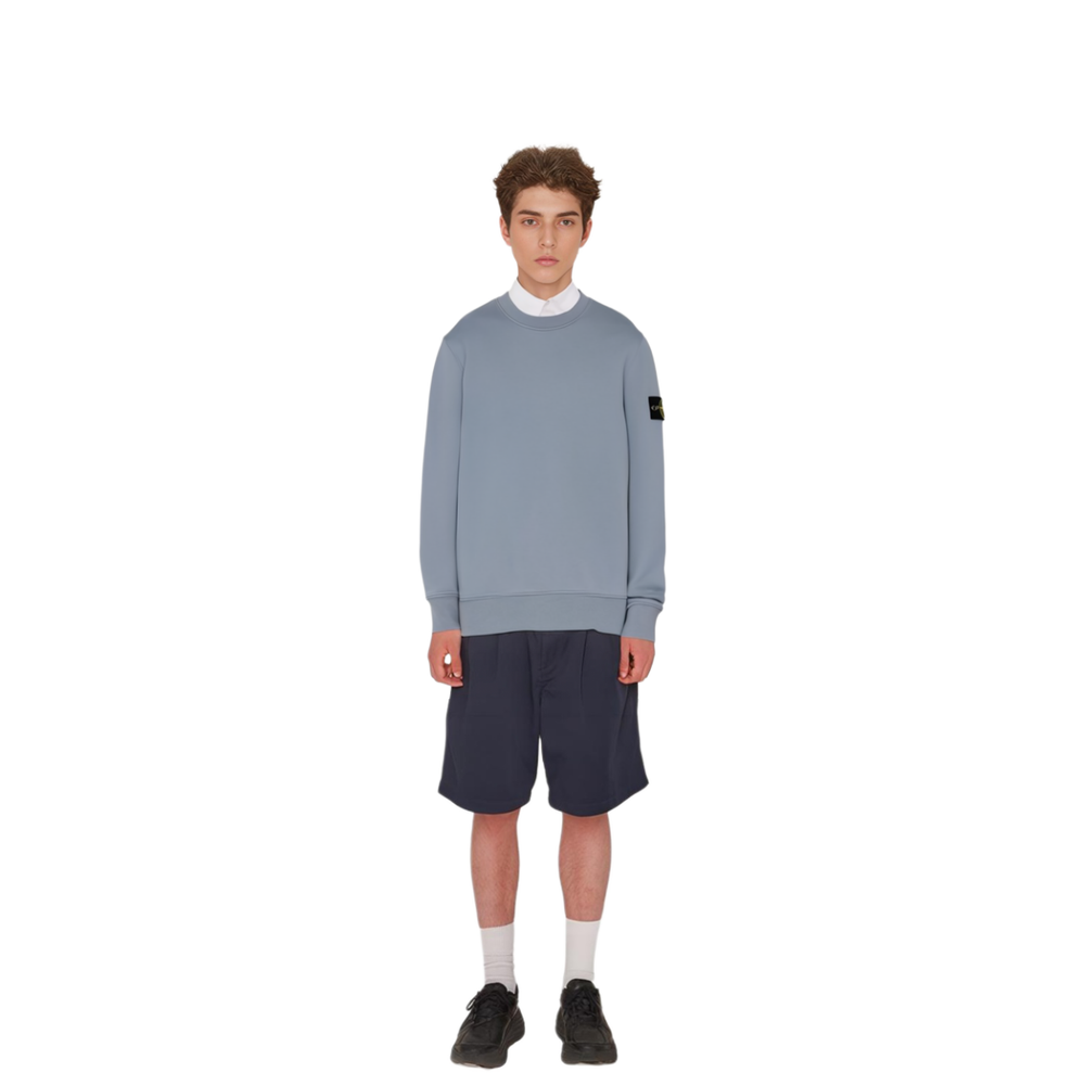 STONE ISLAND Garment Dyed Crew Sweat