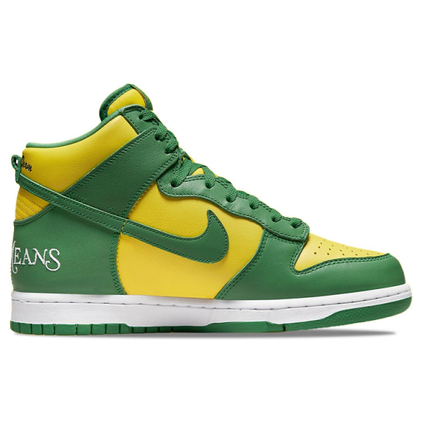 Supreme x Nike Dunk High "Brazil"