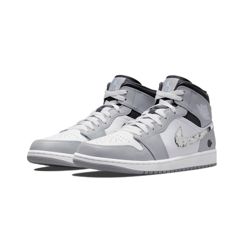 【 】 Jordan Air Jordan 1 Mid "Light Smoke Grey"
