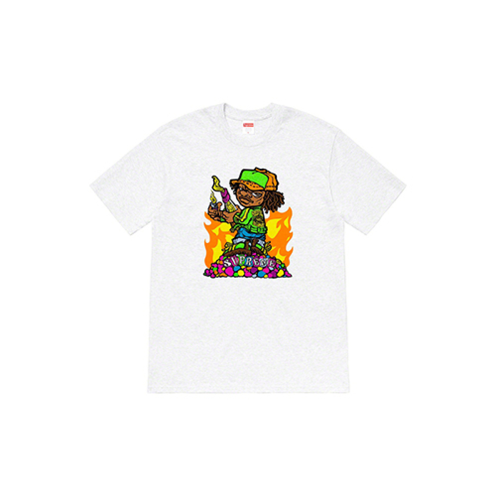 Supreme SS19 Molotov Kid Tee AshGrey T