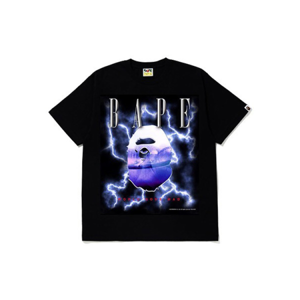 A BATHING APE BAPE LIGHTNING TEE T